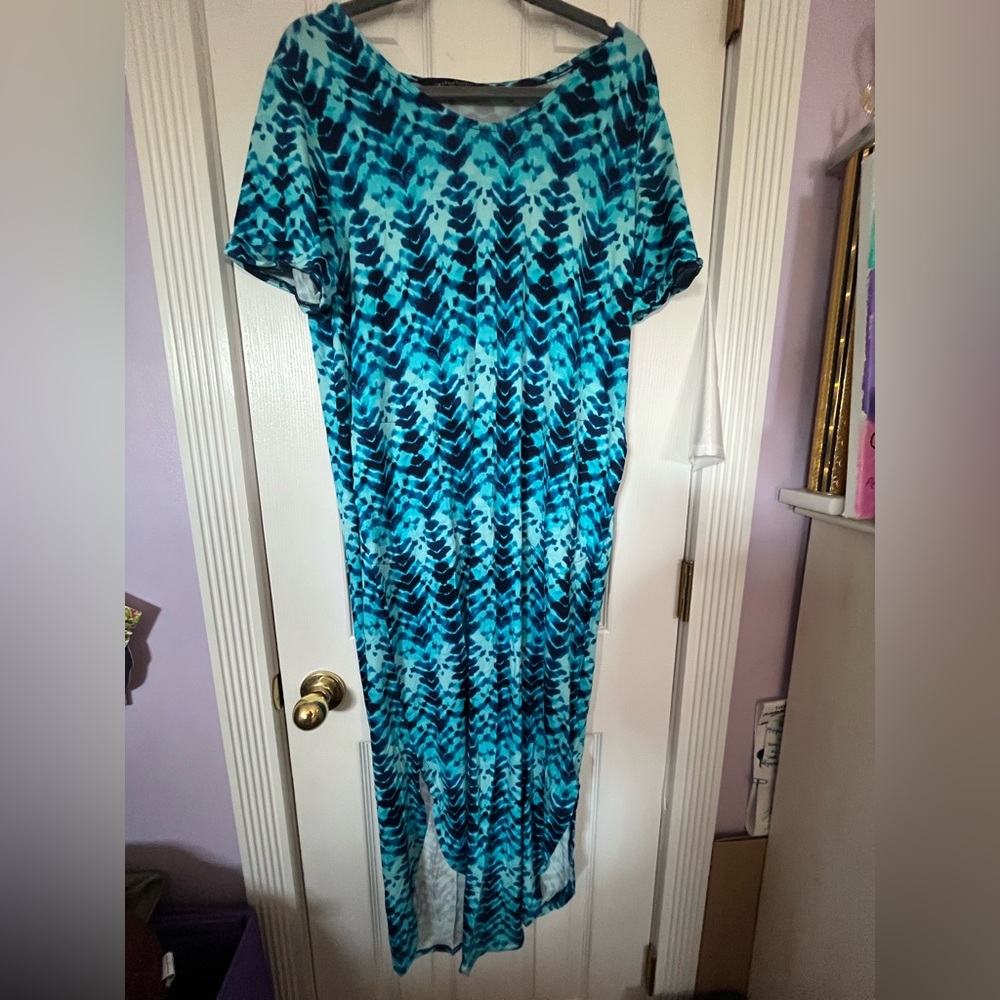 Short sleeve maxi dress